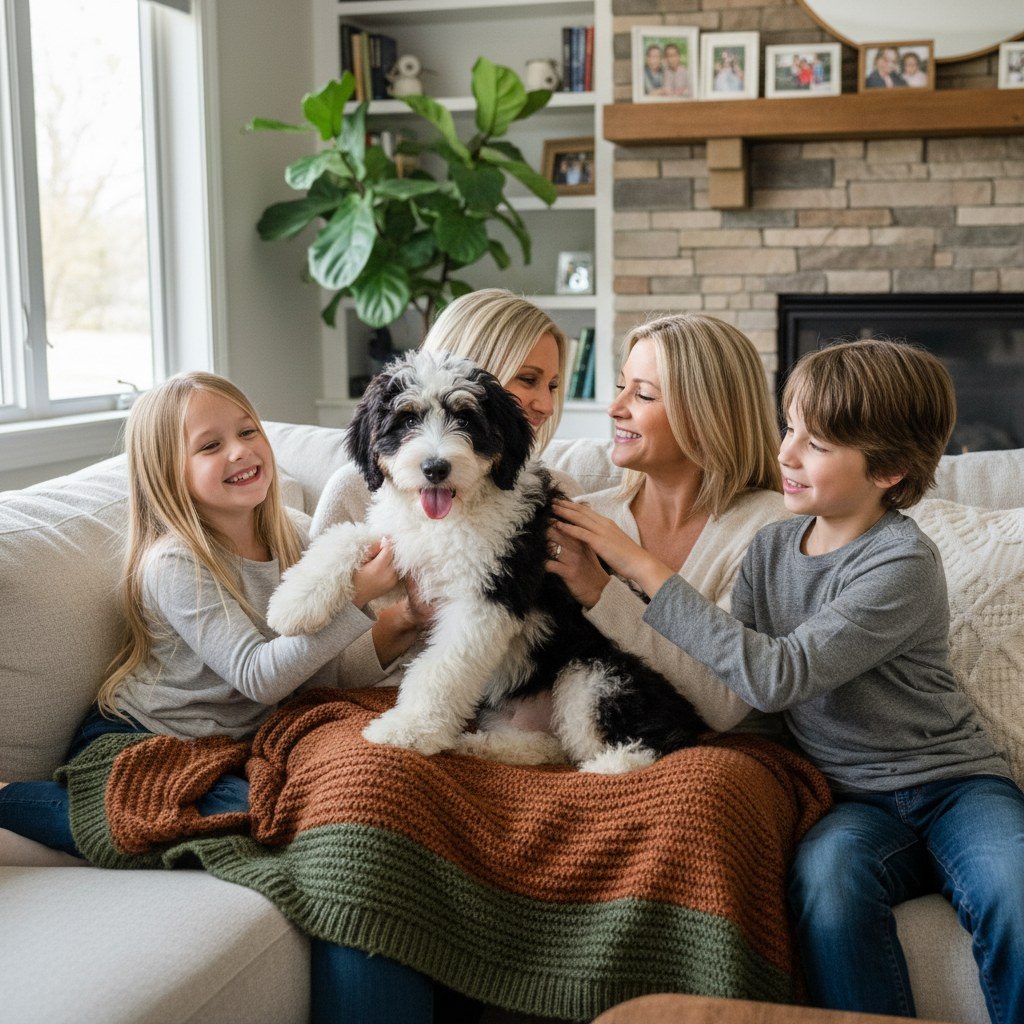mini bernedoodle puppies brownsville ohio