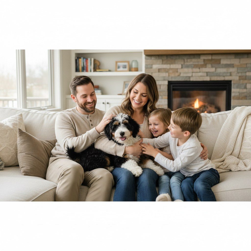 mini bernedoodle puppies crestline ohio