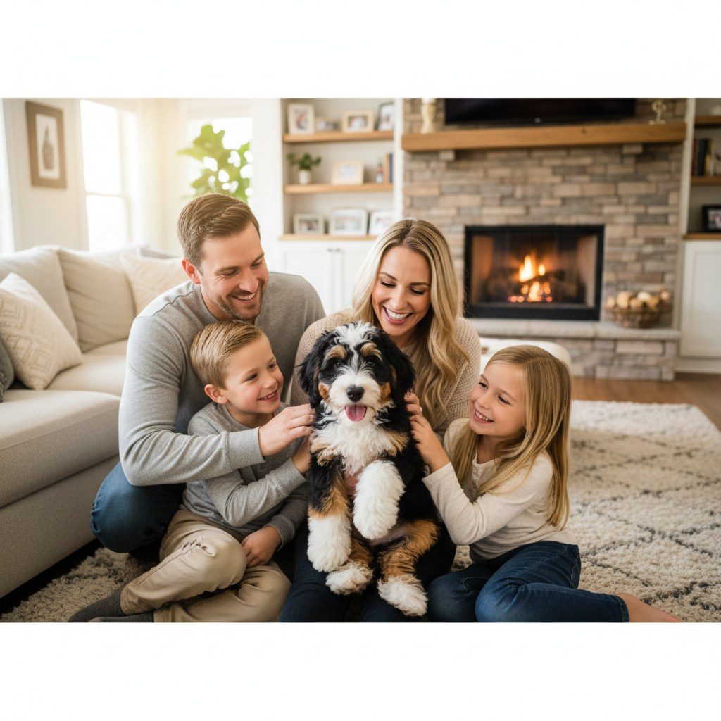 mini bernedoodle puppies harbor hills ohio