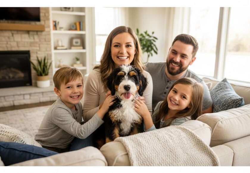 mini bernedoodle puppies kirkersville ohio