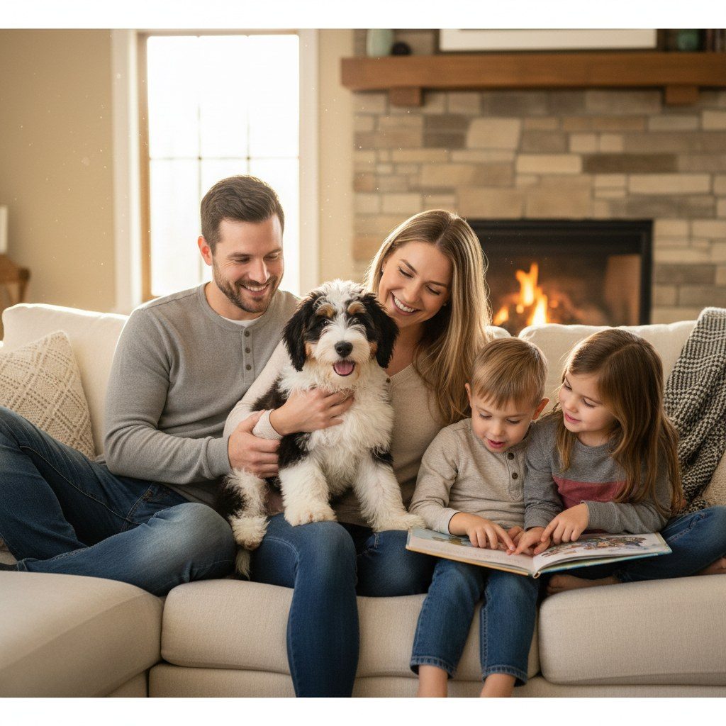 mini bernedoodle puppies mifflin township ohio