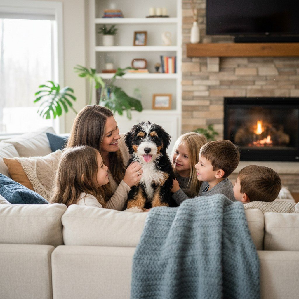 mini bernedoodle puppies roseland ohio