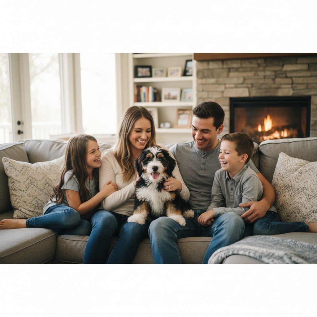 mini bernedoodle puppies springfield township ohio