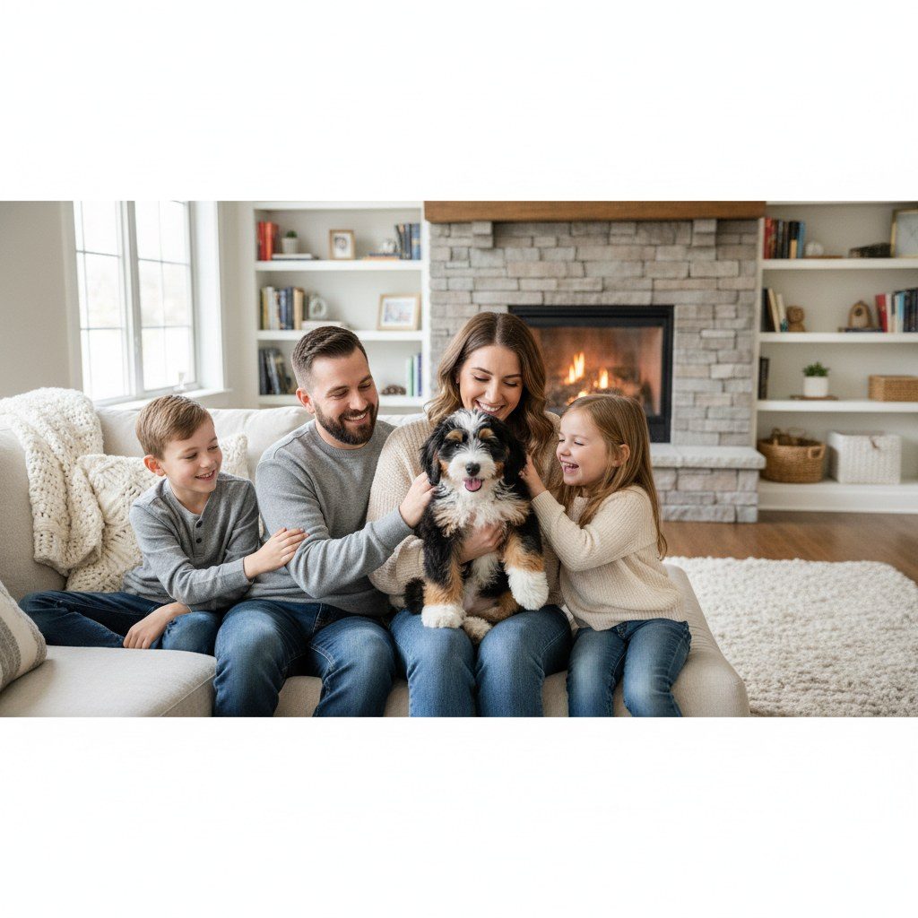 mini bernedoodle puppies troy township ohio